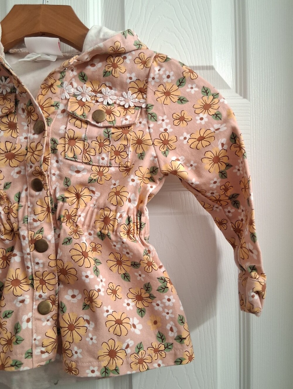 Little Lass Floral Hooded Jacket 3T